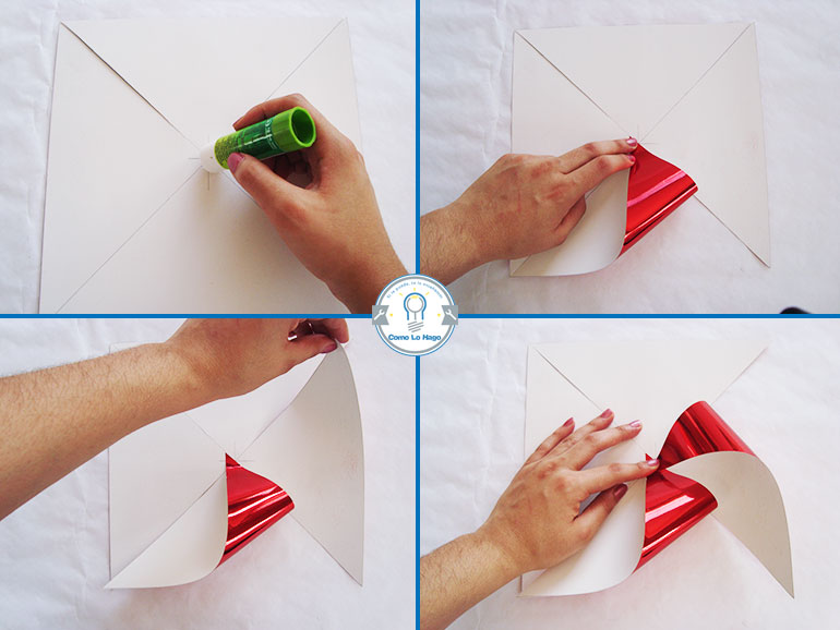 Armado 1 - Cómo hacer un remolino de papel