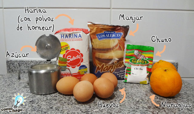 Ingredientes - Cómo hacer chilenitos