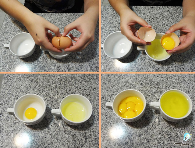 Abriendo los huevos - Cómo hacer chilenitos