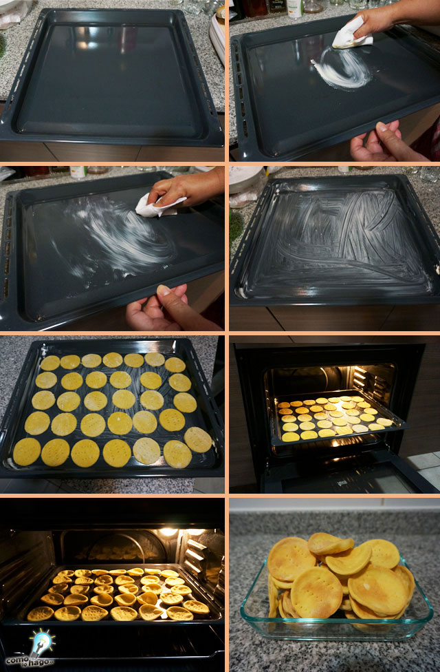 Horneando los alfajores - Cómo hacer chilenitos