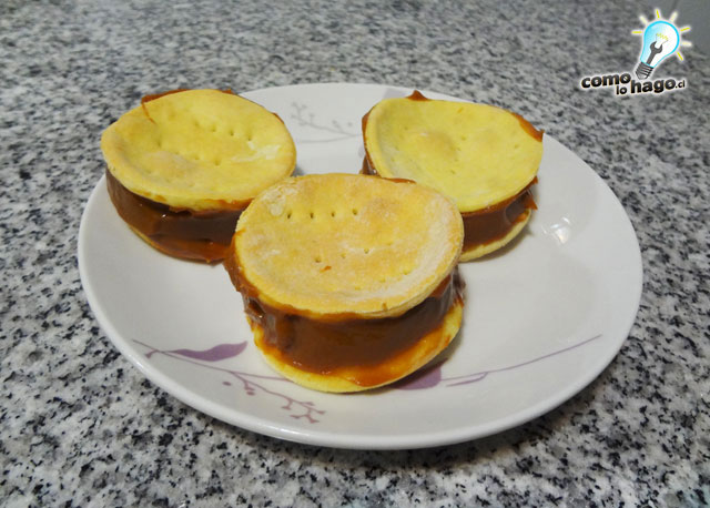 Chilenitos o Alfajores Chilenos sin azúcar flor - Cómo hacer chilenitos