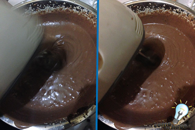 Mezcla completa - Cómo hacer una marquesa de chocolate