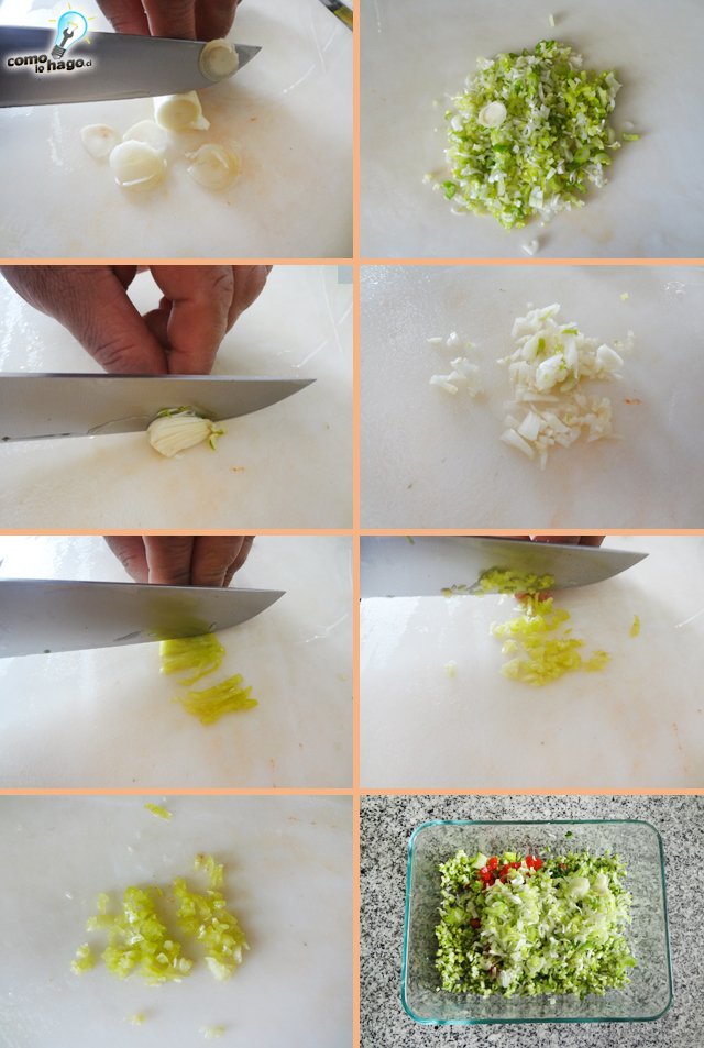 Cortando el cebollín - Cómo hacer un pebre de zapallo italiano