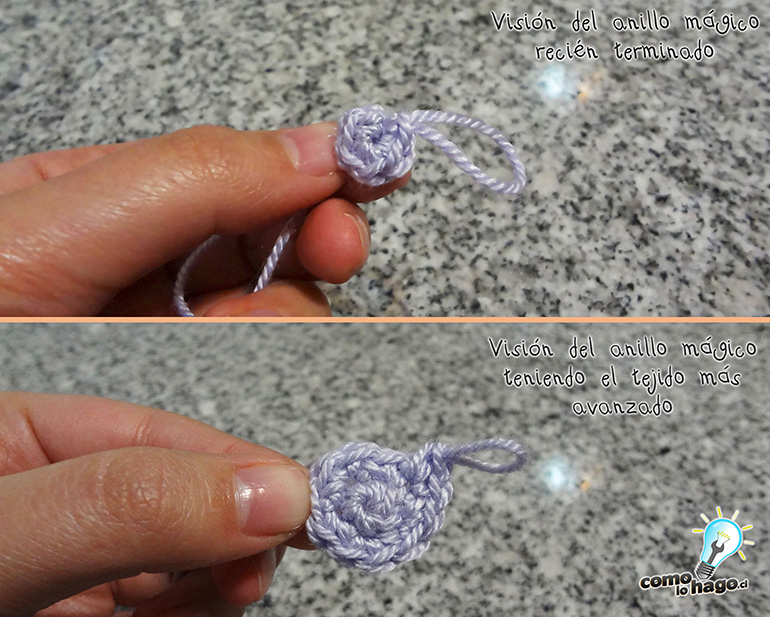 Visión del anillo mágico - Cómo hacer un anillo mágico de amigurumi