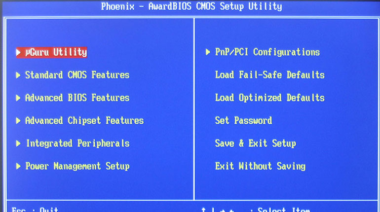 Биос бут. BIOS integrated peripherals. Advanced BIOS features. BIOS PCI PNP. Fail load config