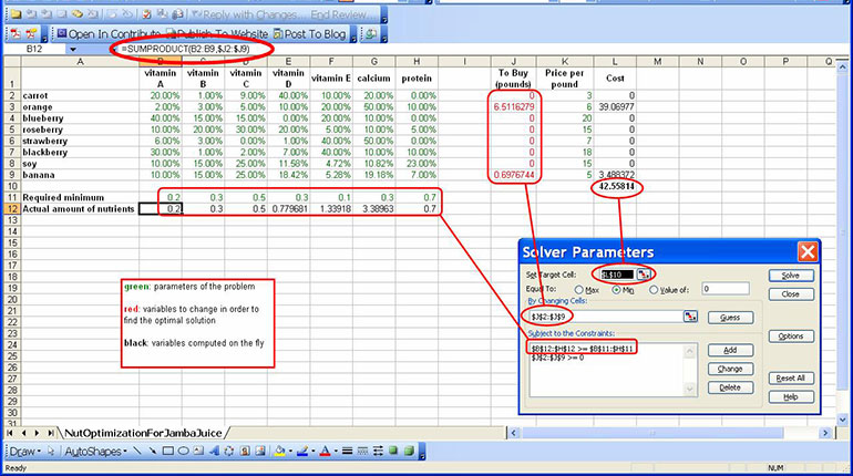 Cómo resolver una binaria en Solver