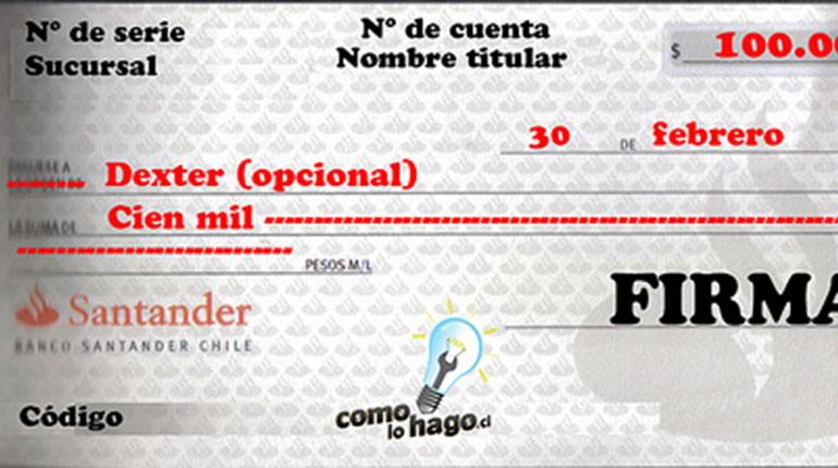 Cómo emitir cheques