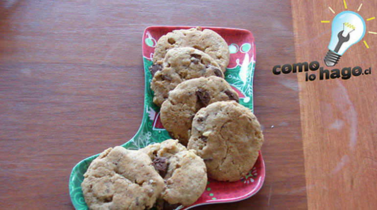 Cómo hacer Galletas de Chocolate y Nuez