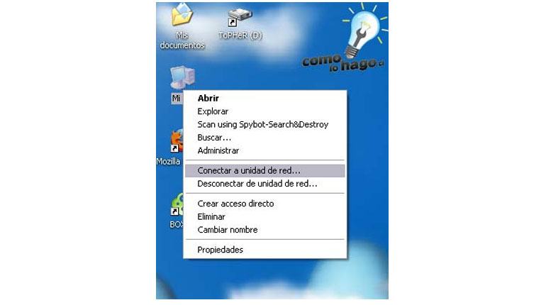 Cómo conectar una Unidad en Red
