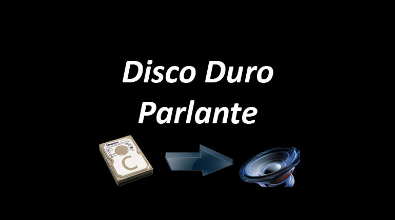 Cómo hacer un disco duro parlante