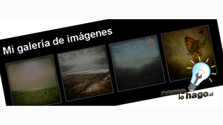 Cómo crear una galería de imágenes para tu Web