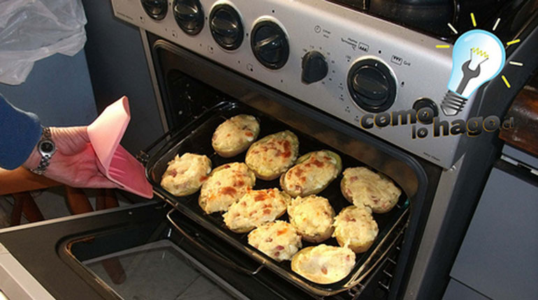 Cómo preparar papas rellenas al horno